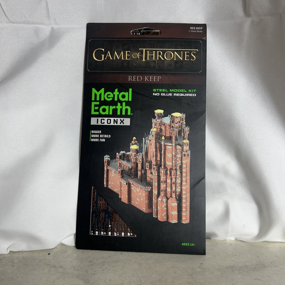 Game of Thrones Red Keep Metal Earth Fascination ICX127 Steel Model 032309014136